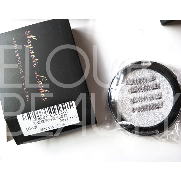 Double magnetic lashes with private label eyelash packaging ED01